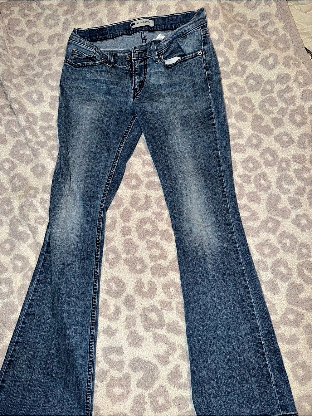 Levi’s Super Low Women's Flare Jeans in Blue